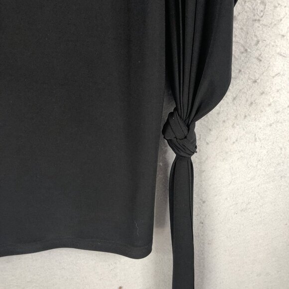 Abi Ferrin Dress Women Small Black Mod Contemporary Abstract Artsy Nikki NEW - Picture 11 of 15